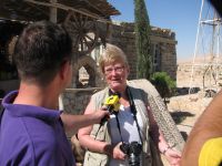 Při cestě do Palmyry pro syrskou televizi